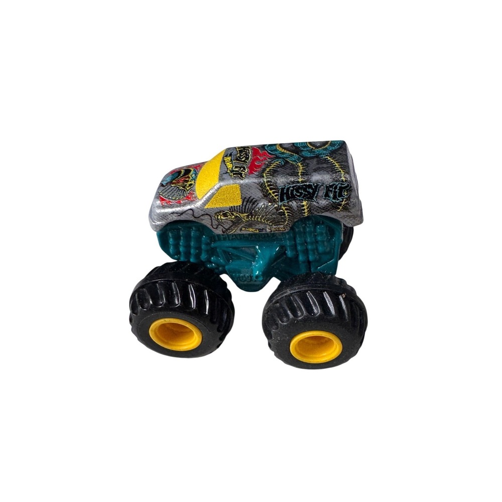 Hot Wheels Monster Jam Hissy Fit Die-Cast Monster Truck 1:64‎ Silver Snake